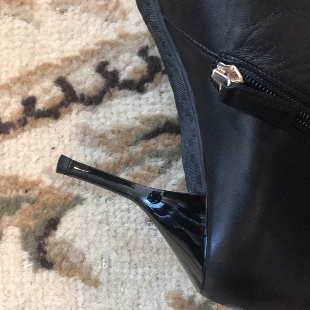 STUNNING Auth. Gucci Stivaletto Tessuto Ankleboots - Picture 5 of 10